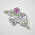 LOVE Shaped Canvas